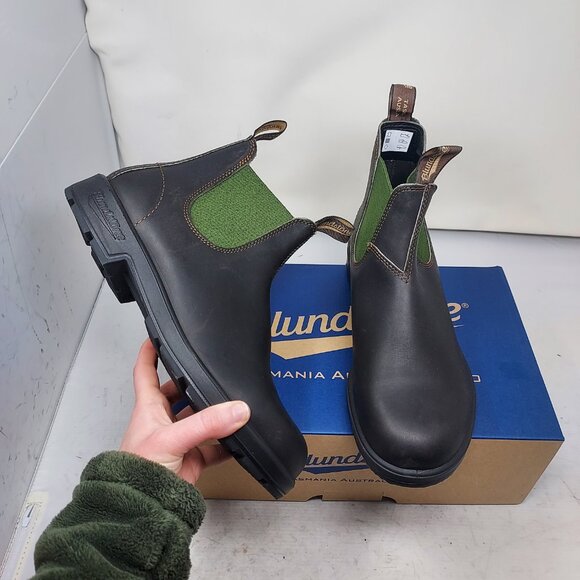 Blundstone MENS Chelsea Brown Green Boot